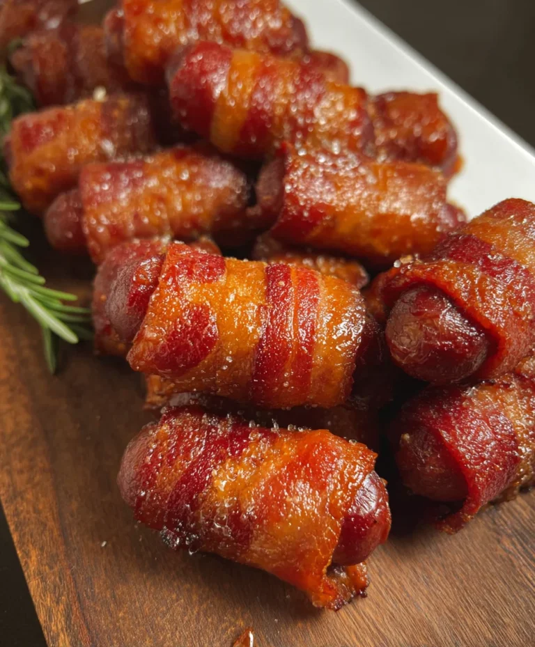 Beef Beef Bacon Wrapped Little Smokies – Easy Appetizer