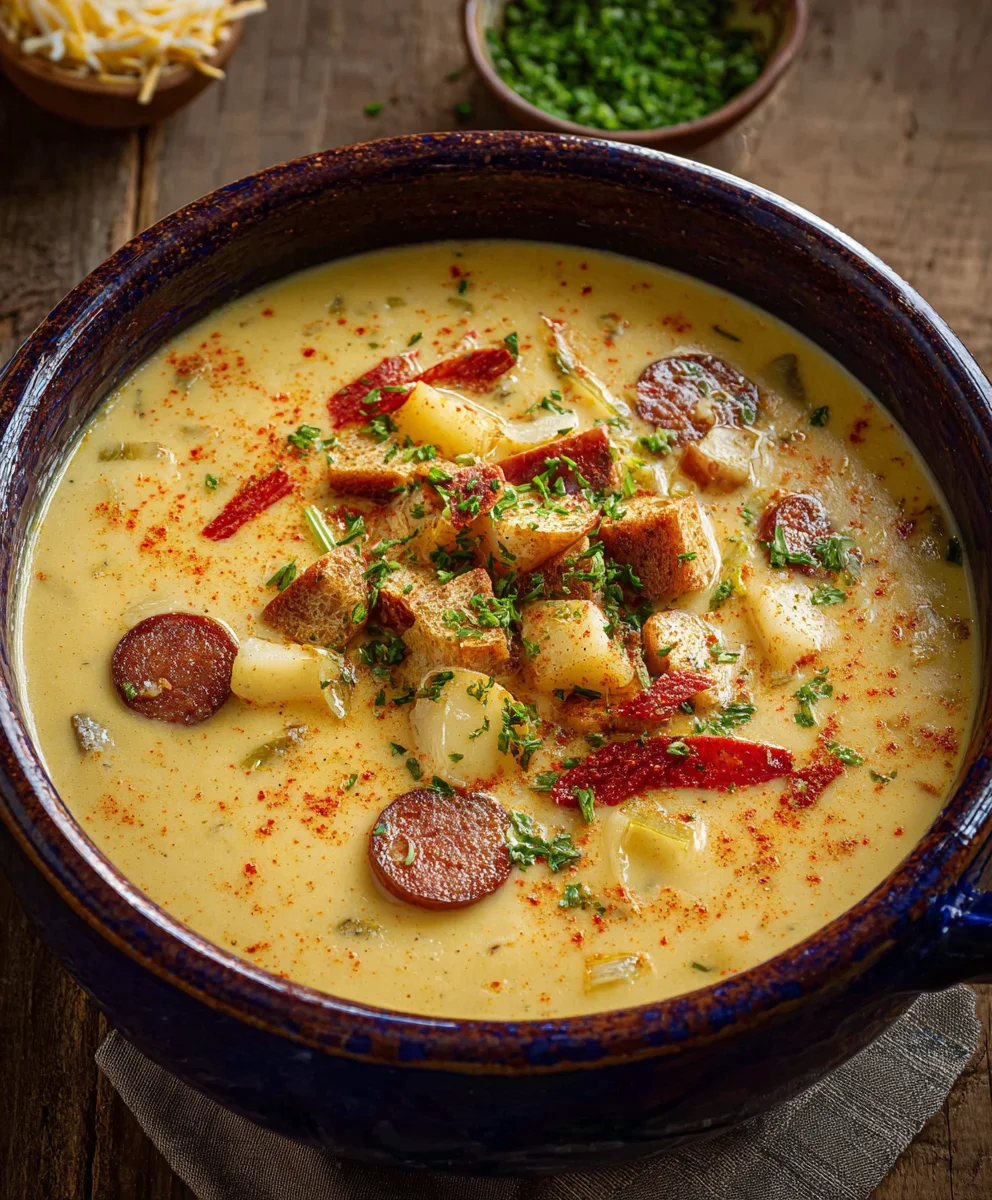 Spicy Cajun Potato Soup Recipe - Easy & Delicious