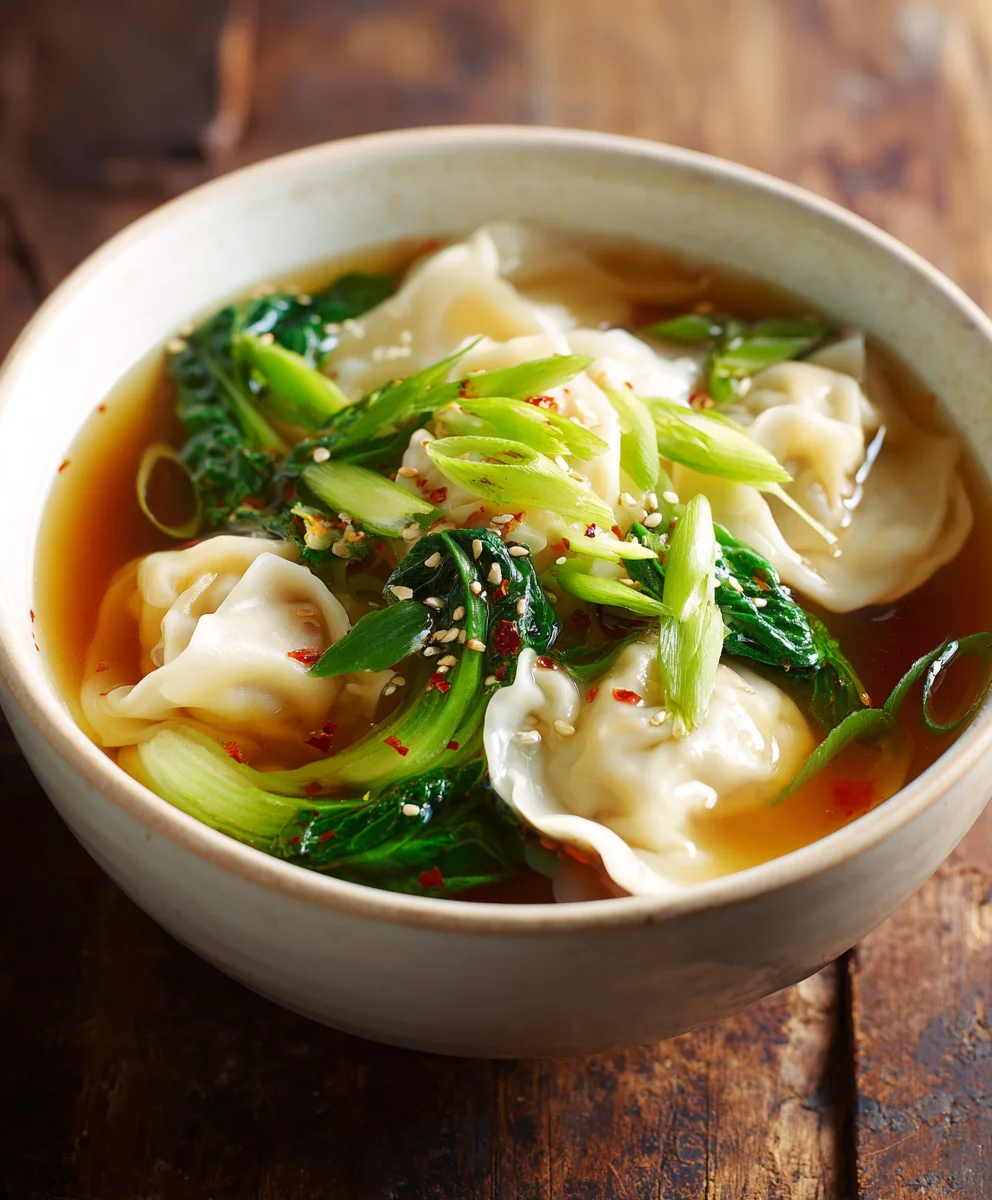 Easy Beef Wonton Soup Recipe - Quick & Delicious