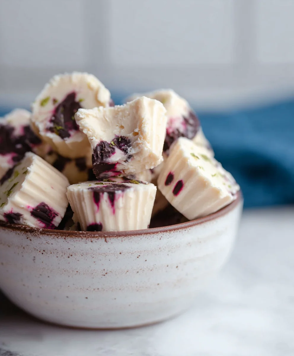 Easy Frozen Yogurt Bites - Dairy-Free Option
