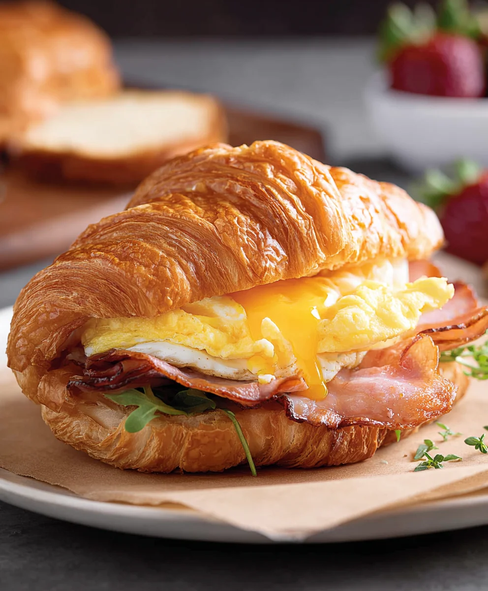 Ultimate Croissant Breakfast Sandwiches Easy Recipe