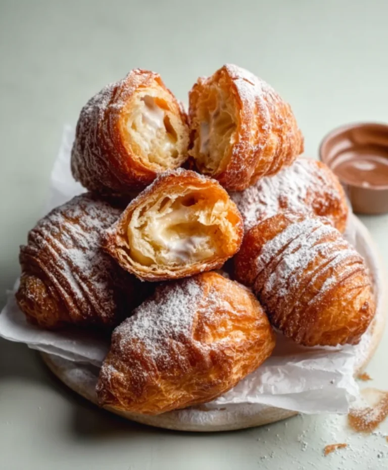 Fried Croissant Beignets – Easy Crispy Dessert Recipe