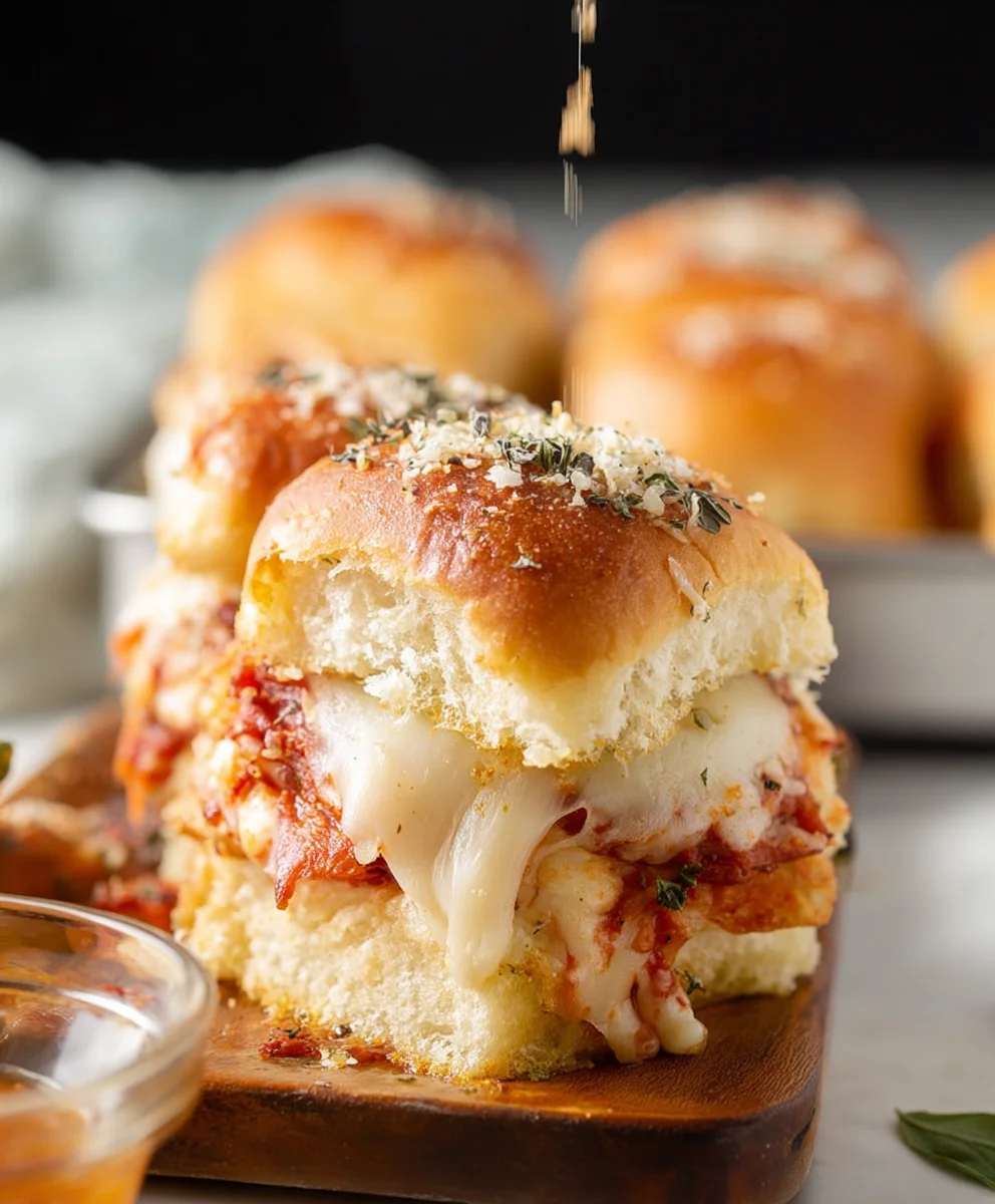 Easy Beef Pizza Sliders - Quick Party Appetizer
