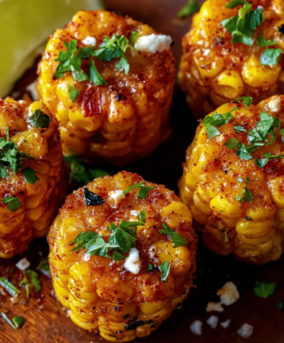 Spicy Mexican Corn Bites-Easy Appetizer Recipe