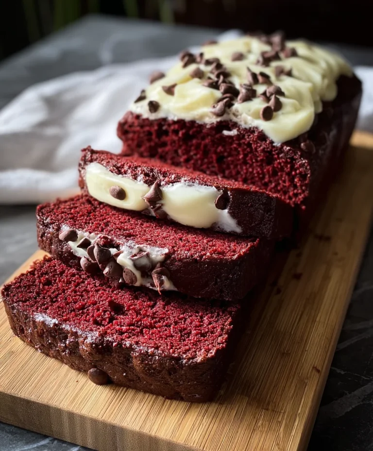 Decadent Red Velvet Banana Bread Recipe