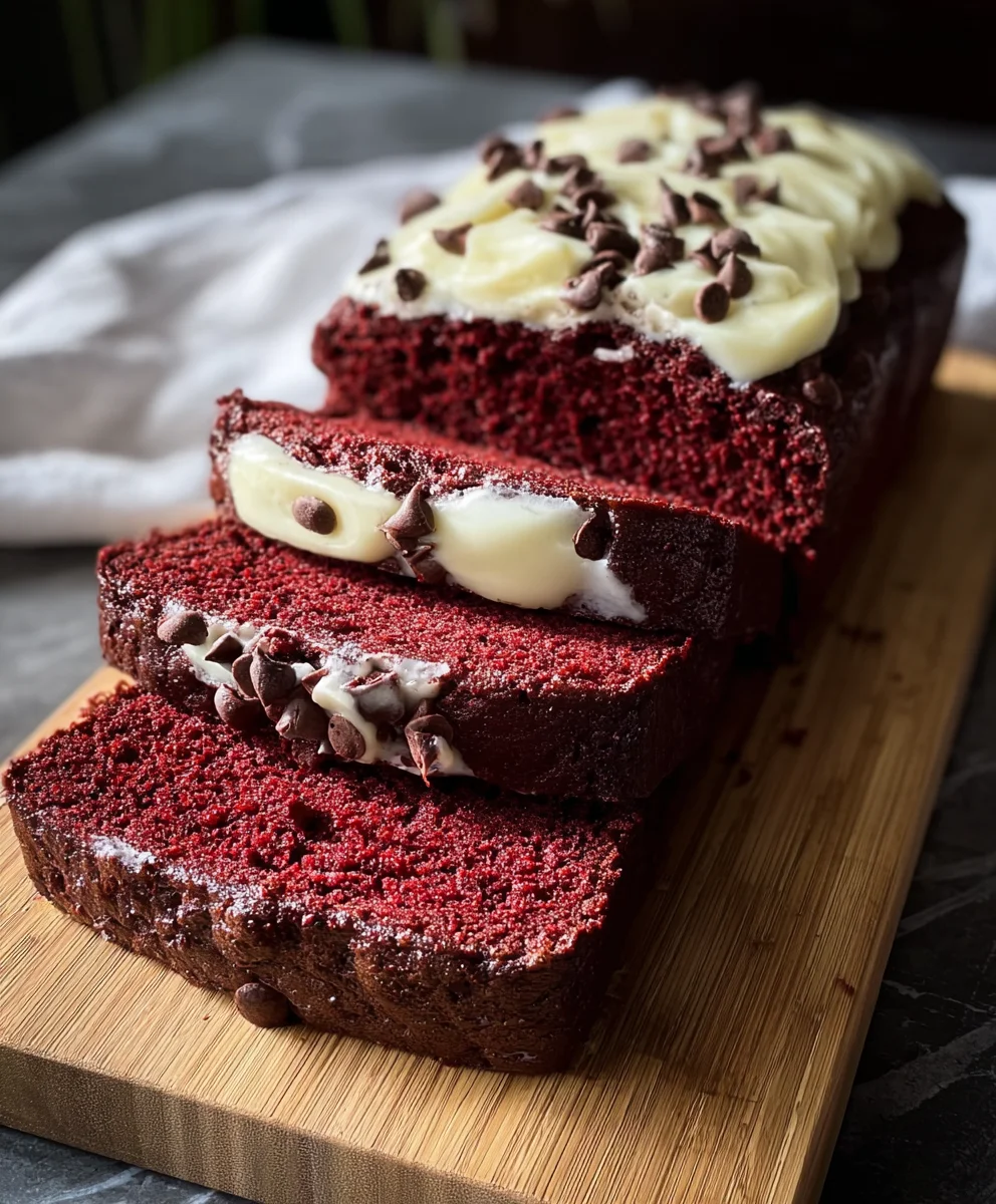 Decadent Red Velvet Banana Bread Recipe