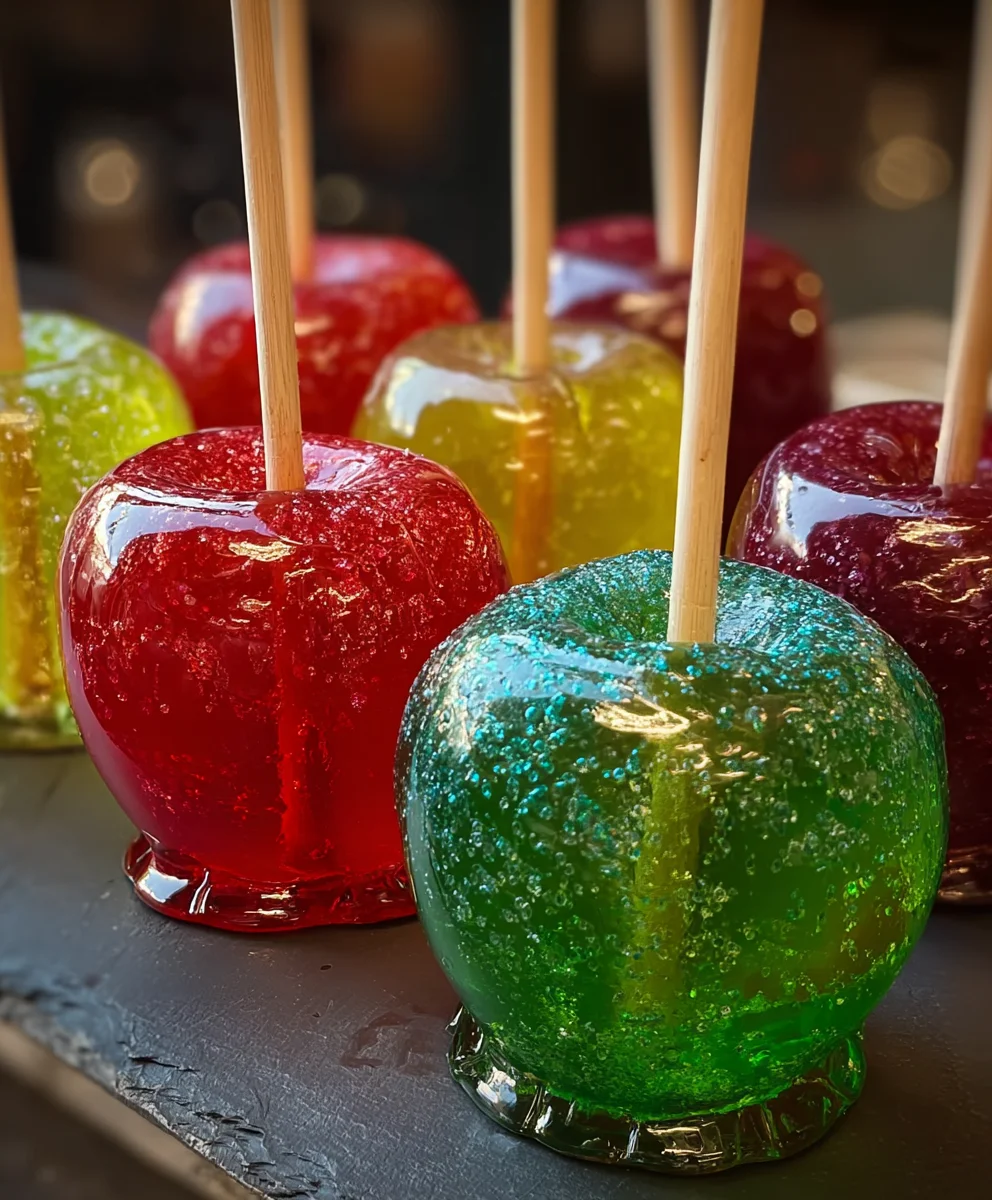 Jolly Rancher Apples - Sweet Fruity Candy Apple Recipe