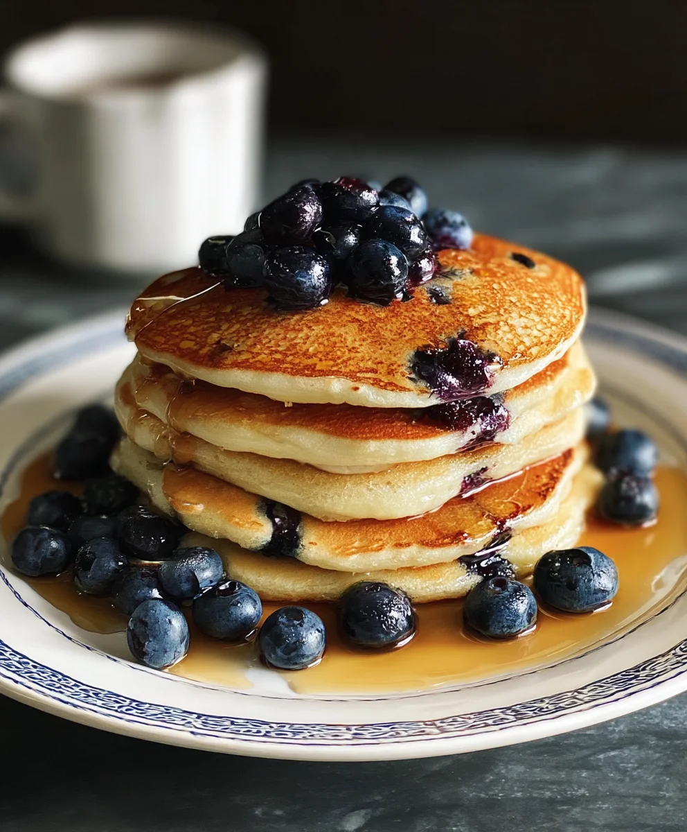 Easy Blueberry Pancakes-Fluffy & Delicious Morning Treat