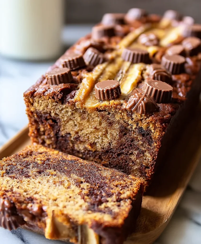 Reeses Peanut Butter Banana Bread- Delicious Treat