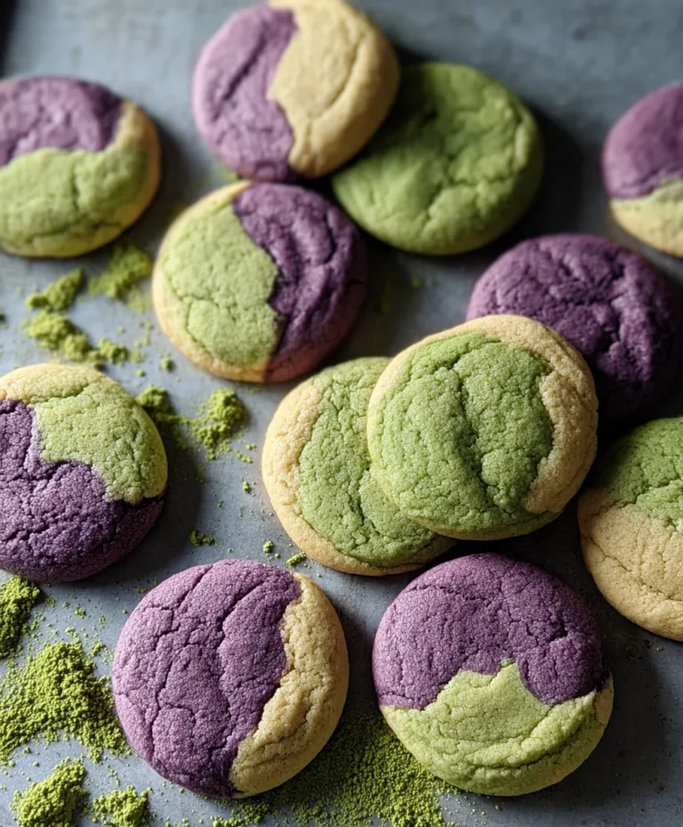 Matcha Ube Cookies – Irresistible Sweet Treat