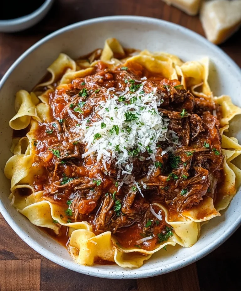 Easy Slow Cooker Beef Ragu-Dinner Done