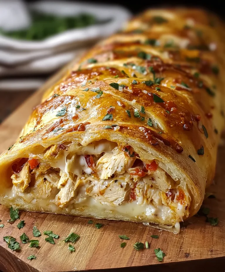 Chicken Ranch Stromboli Recipe-Easy Baked Dinner