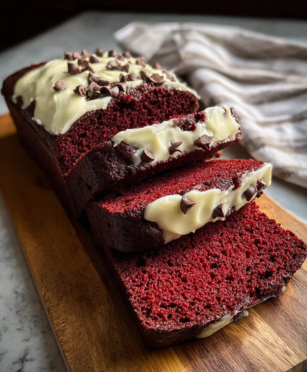 Decadent Red Velvet Banana Bread Recipe