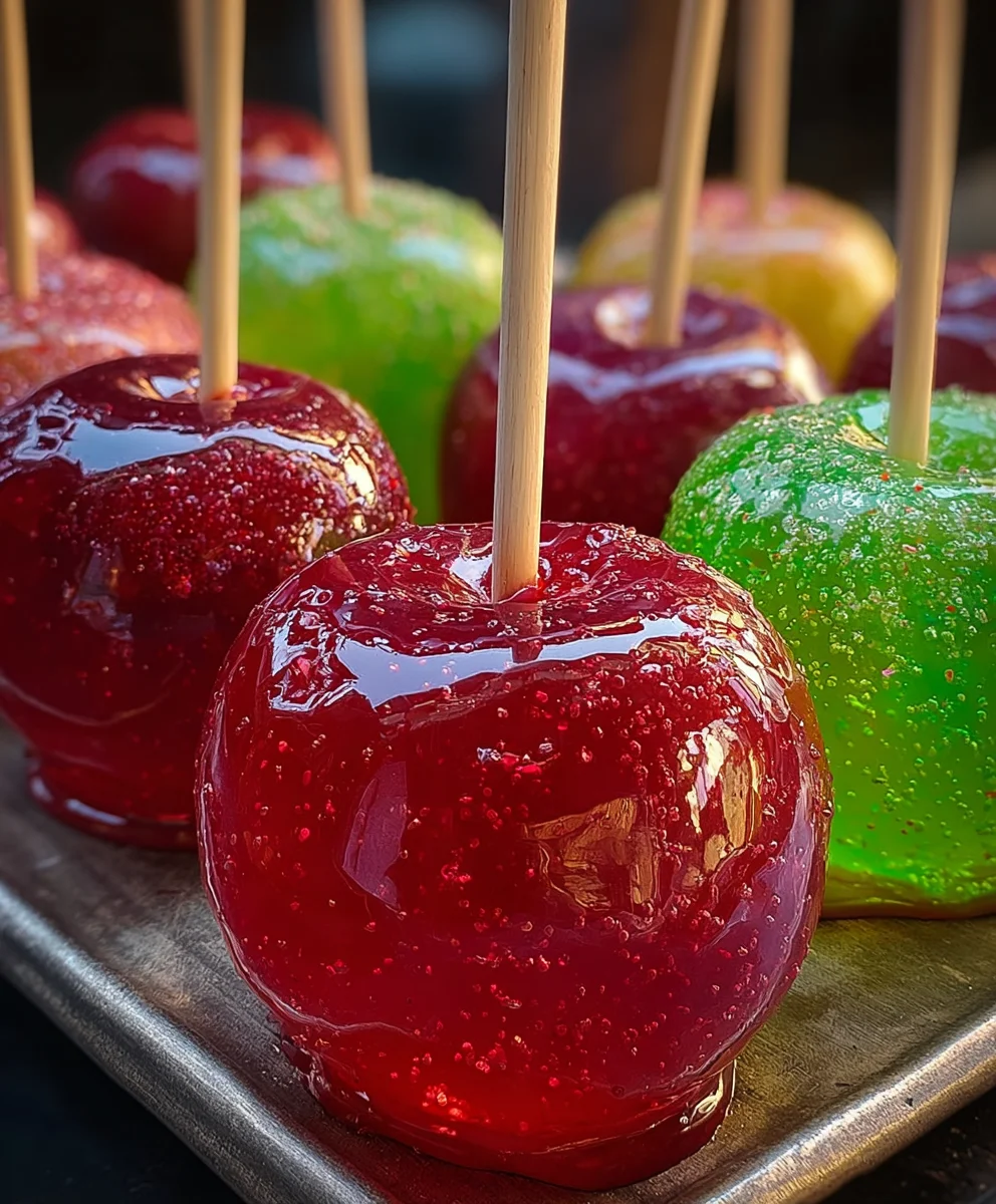 Jolly Rancher Apples - Sweet Fruity Candy Apple Recipe