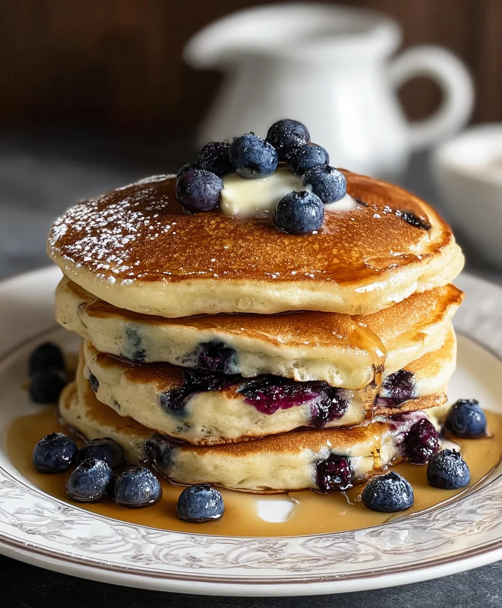 Easy Blueberry Pancakes-Fluffy & Delicious Morning Treat