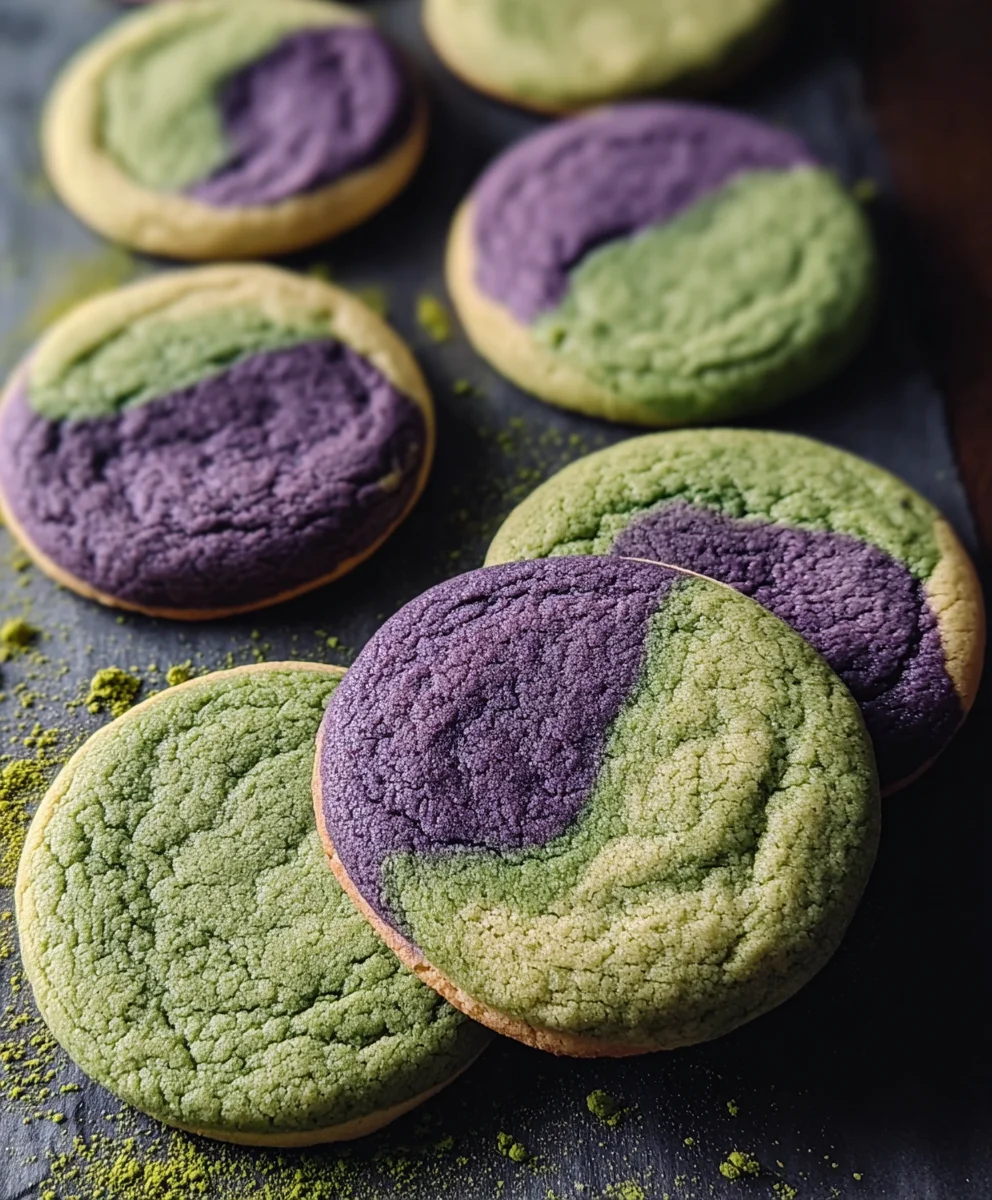 Matcha Ube Cookies - Irresistible Sweet Treat