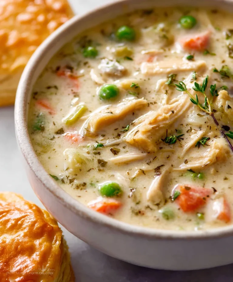 Easy Chicken Pot Pie Soup – Comforting & Quick