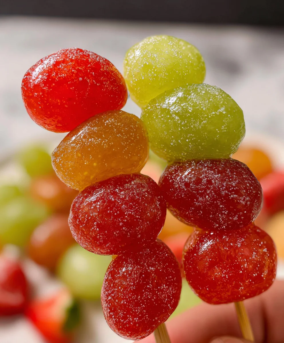 Easy Tanghulu Recipe-Chinese Candied Fruit Fun