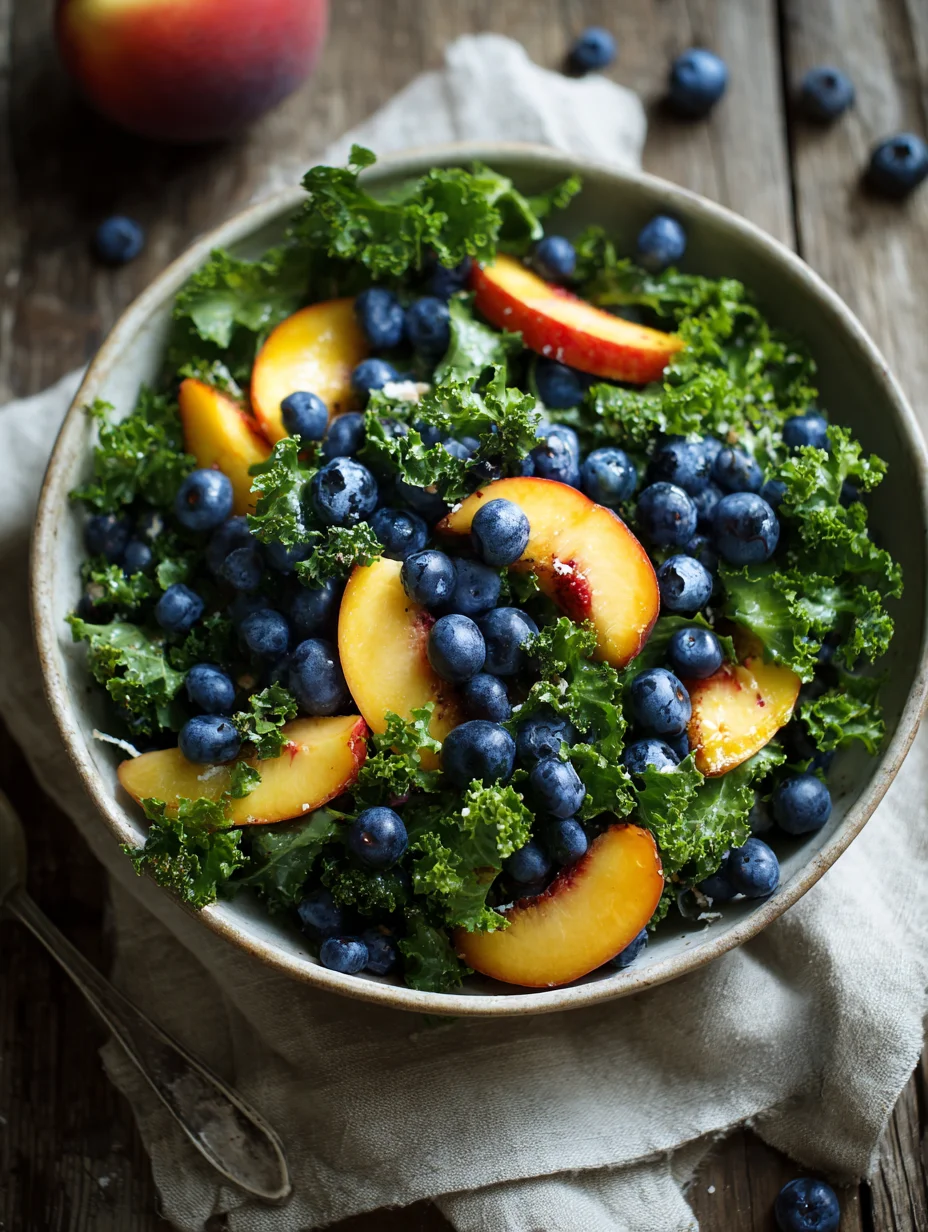 Summer Peach Blueberry Non-Non-Non-Alcoholic Alternativeic Non-Alcoholic Ale Salad