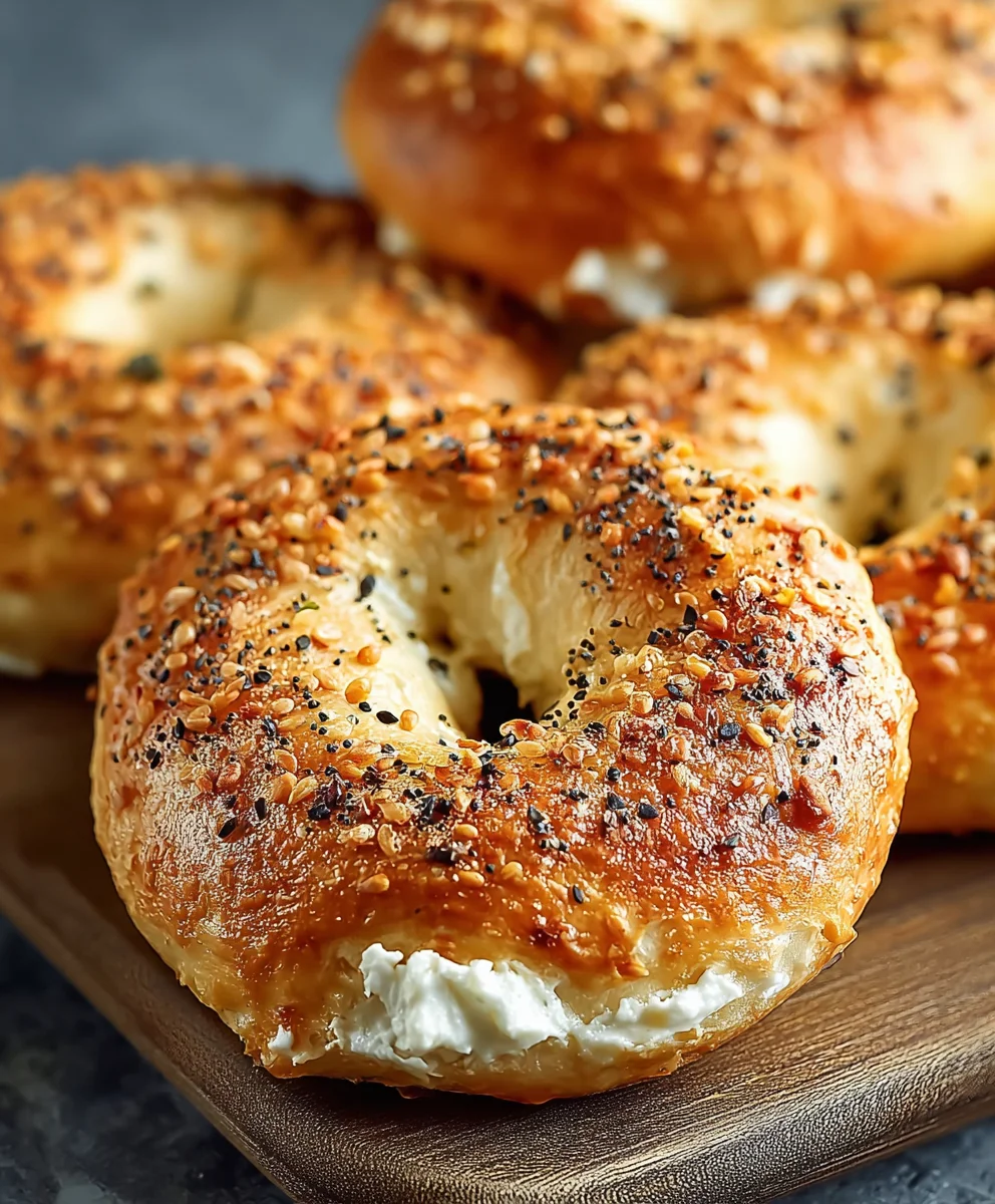 Greek Yogurt Bagels - High Protein Healthy Twist