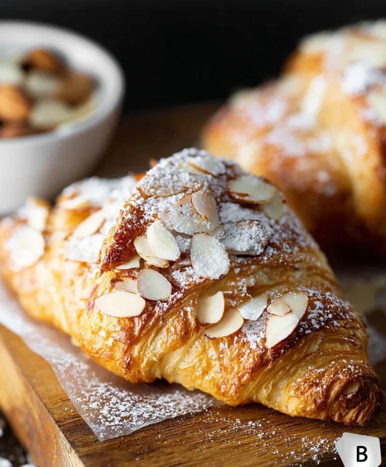 Almond Cream Filled Croissants-Decadent Pastry Perfection