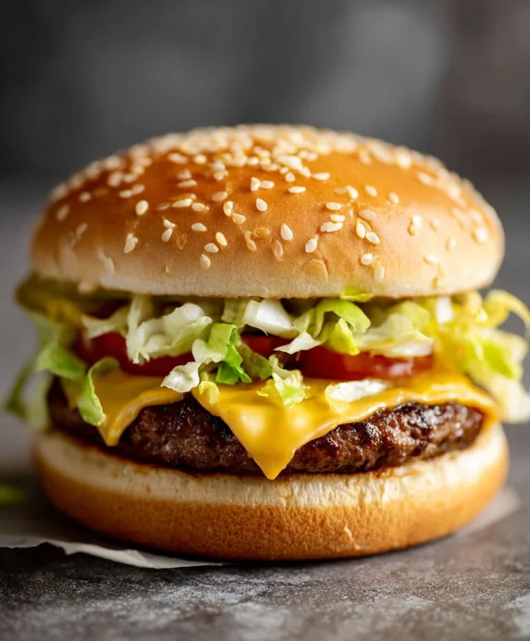 Better Than a Big Mac Homemade Beef Burger Recipe