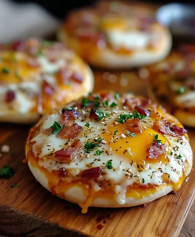English Muffin Breakfast Pizza