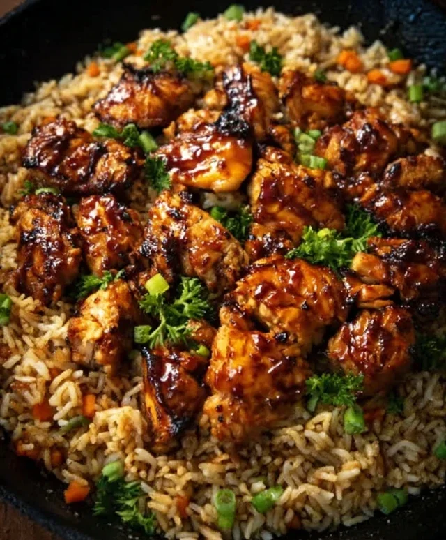 One-Pan Bold Honey BBQ Chicken Rice