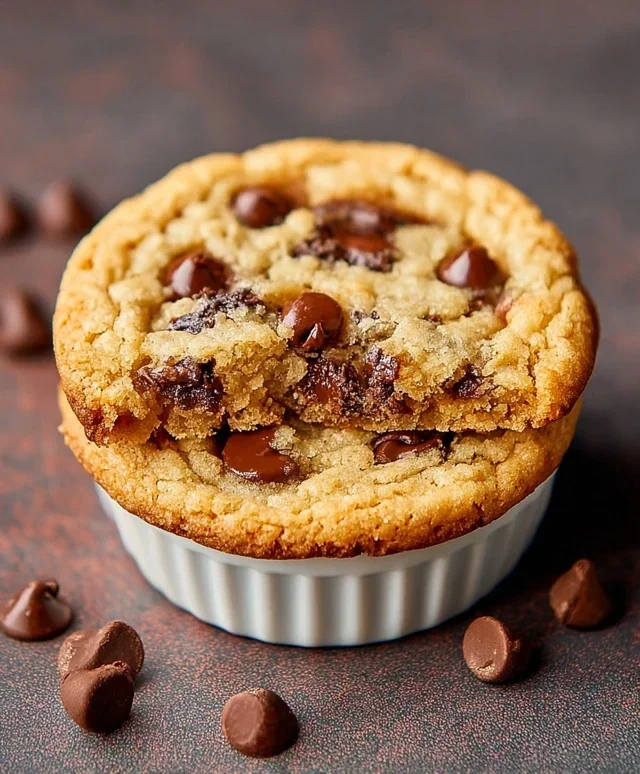 Microwave Chocolate Chip Cookie