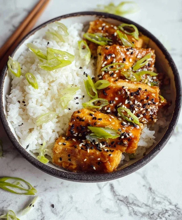 Honey Garlic Tofu