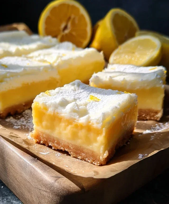 Tangy citrus dessert squares