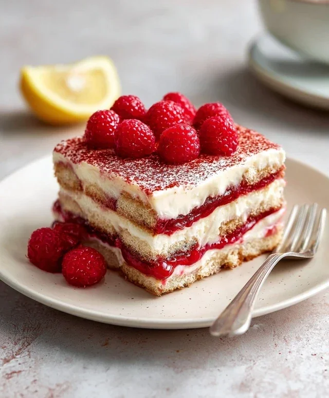 Raspberry Tiramisu