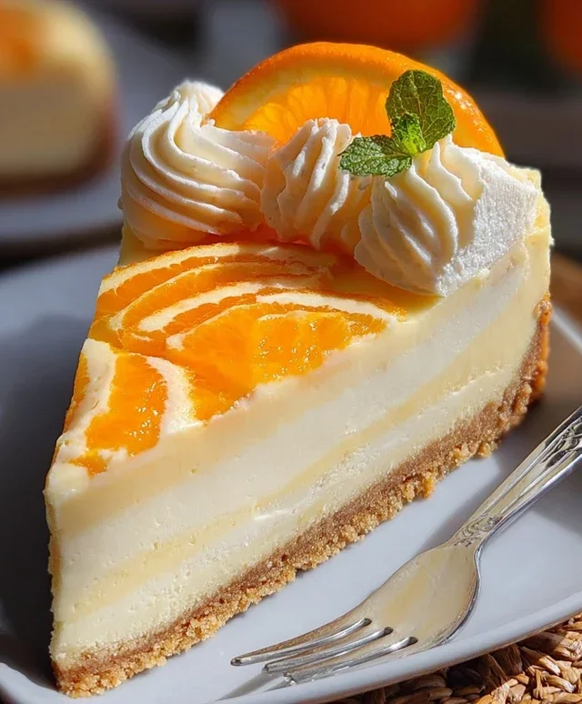 Orange Creamsicle Cheesecake