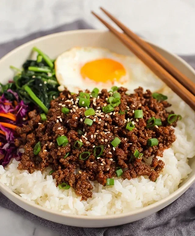 Korean Ground Beef Bowl (25-Minutes)