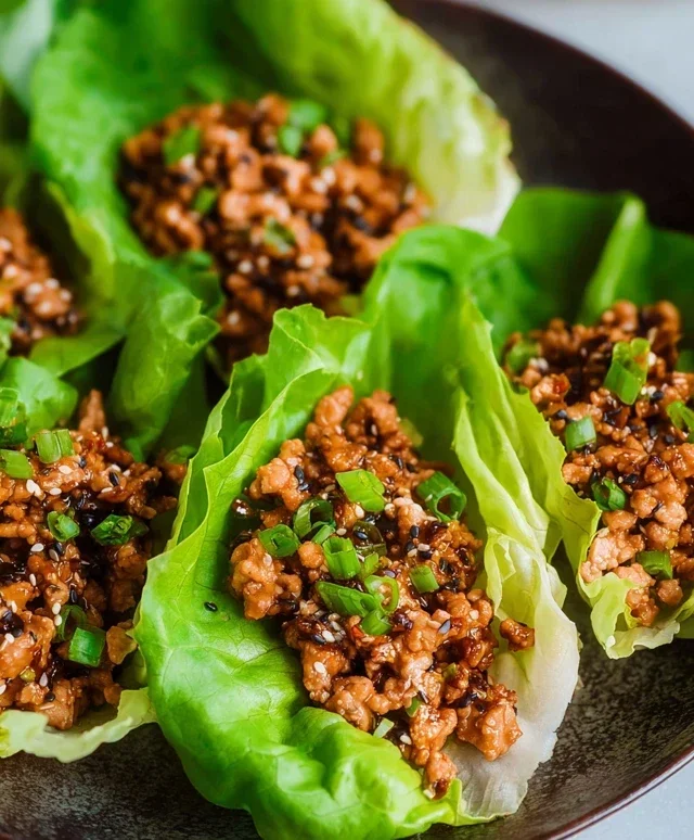 Crunchy PF Chang's Lettuce Wraps