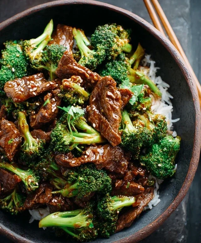 Chinese Beef and Broccoli (牛肉炒西兰花)