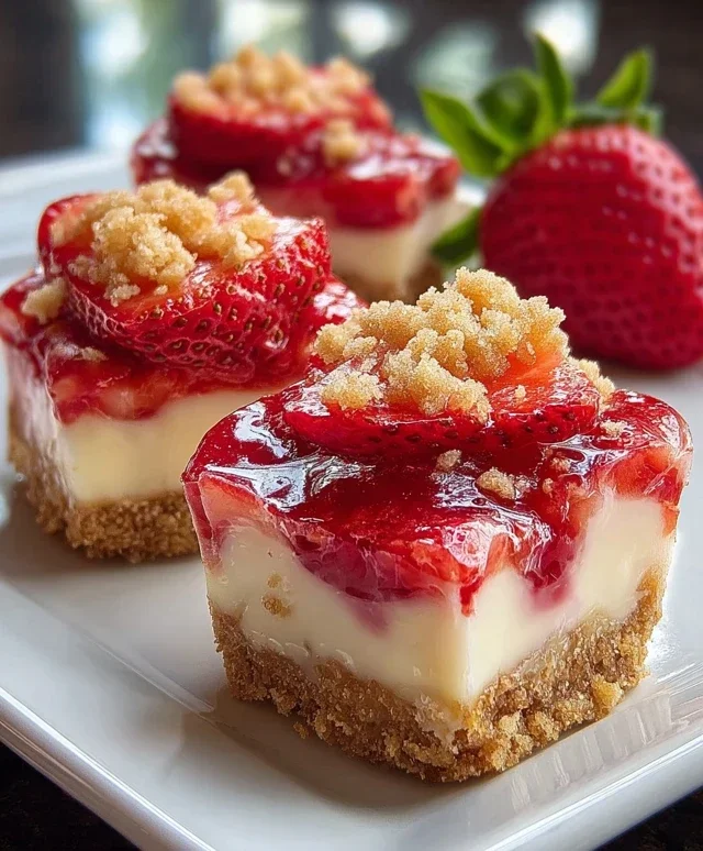Strawberry Crunch Cheesecake Bites