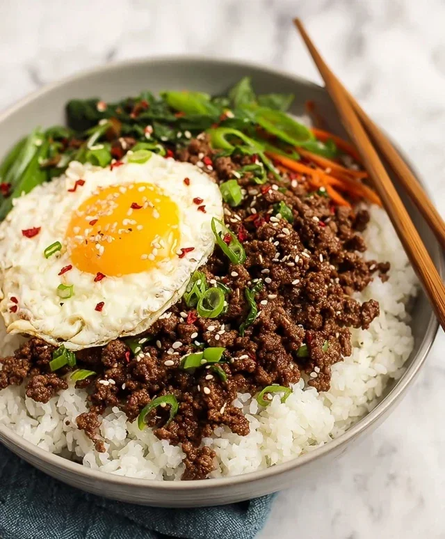 Korean Ground Beef Bowl (25-Minutes)