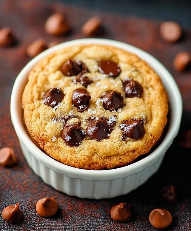 Microwave Chocolate Chip Cookie