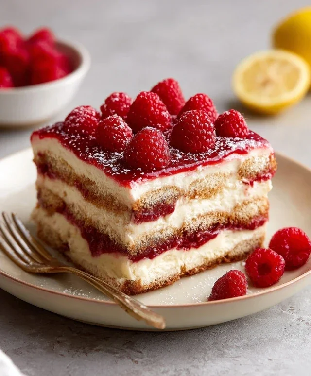 Raspberry Tiramisu