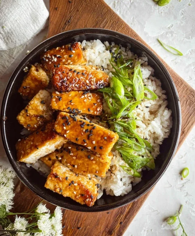 Honey Garlic Tofu