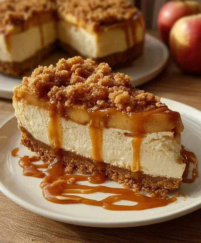 No bake Apple pie cheesecake