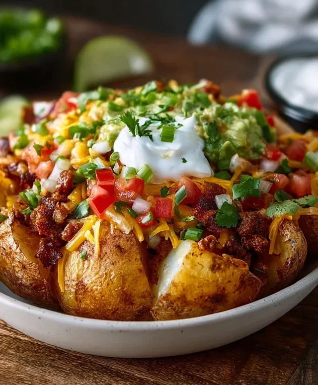 Loaded Potato Taco Bowl