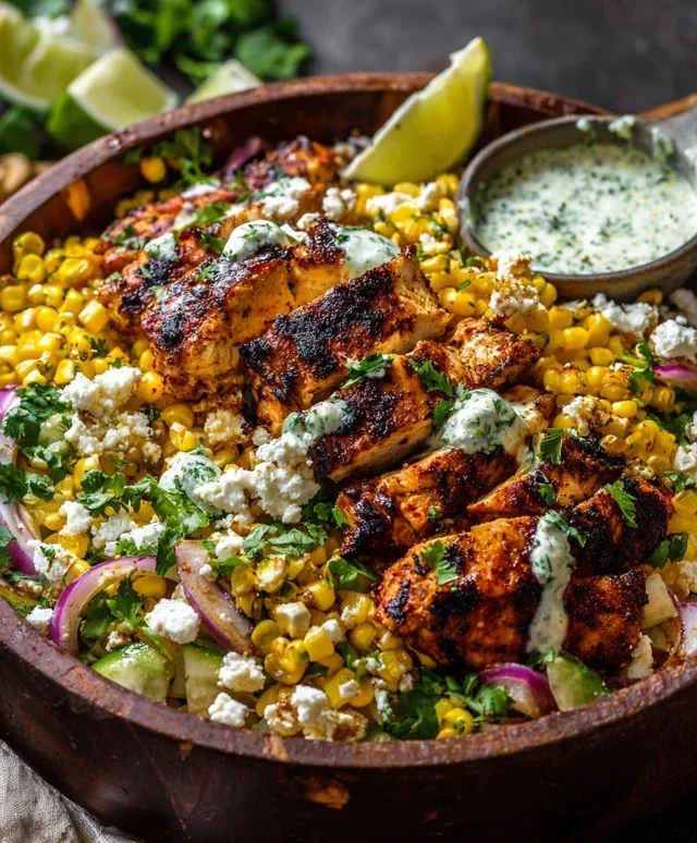 Tasty Street Corn Chicken Bowl