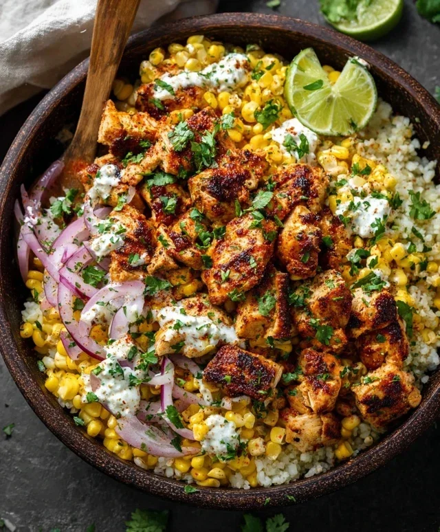 Tasty Street Corn Chicken Bowl