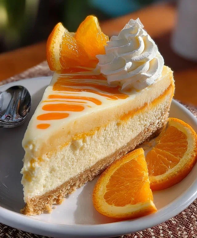 Orange Creamsicle Cheesecake