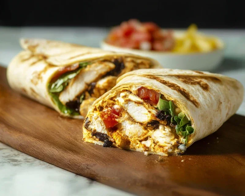 Chipotle Ranch Grilled Chicken Burrito