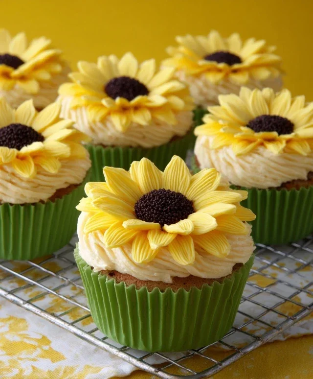Sunflower Cupcakes.Html