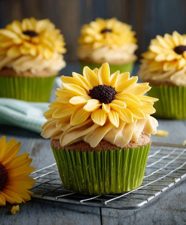 Sunflower Cupcakes.Html
