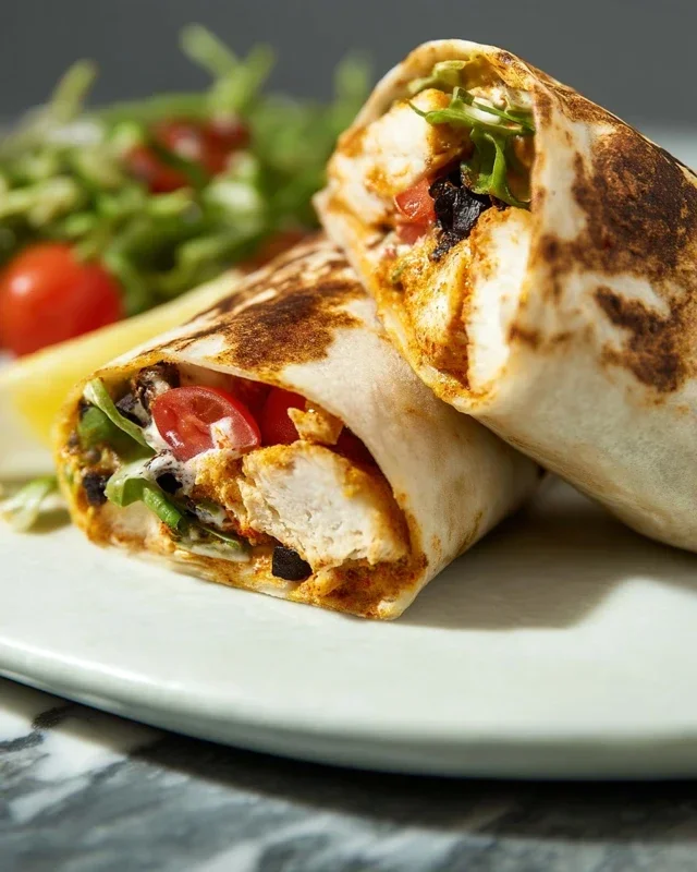 Chipotle Ranch Grilled Chicken Burrito
